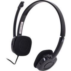 Logitech Stereo H151 Wired Headset - Premium Sound Quality, Comfortable Fit, Stylish Black Design